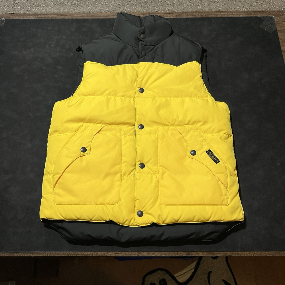 Polo Ralph Lauren Down Feather Puffer Vest Vintage 90s Reversible Polo Sport 92